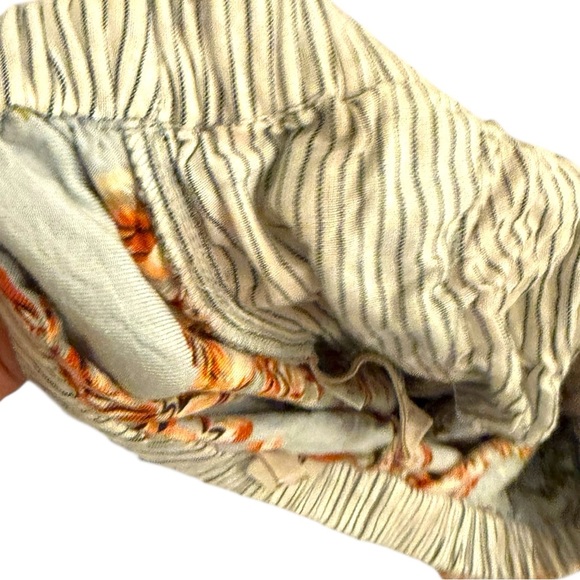 SOFT SURROUNDINGS women’s cotton modal blend light blue pajamas botanical print - Picture 6 of 15